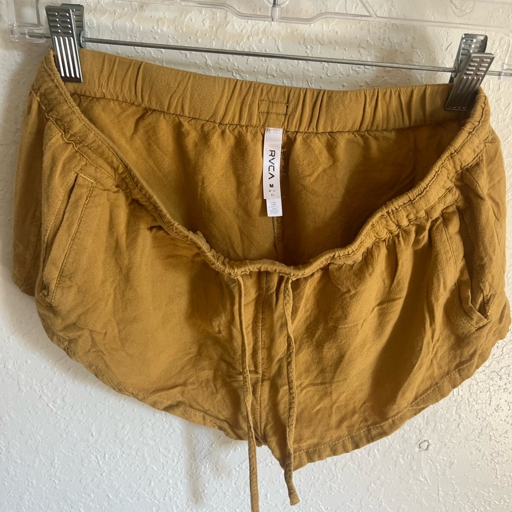 RVCA Women's Mustard Casual Shorts